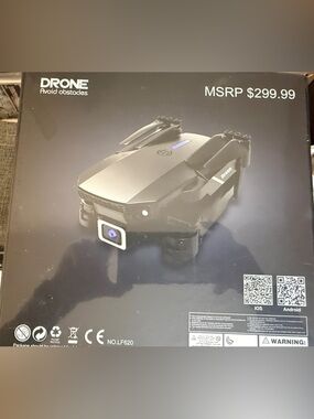 Compact Black Camera Drone for VR & Aerial Footage